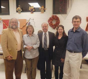 Pictured (left to right) Ford Cavellari, Nicole Rafter, Jim Salini, Elizabeth Ghiseline and Ed Rice.